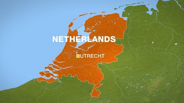 Vị trí thành phố Utrecht. Đồ họa: Al Jazeera.