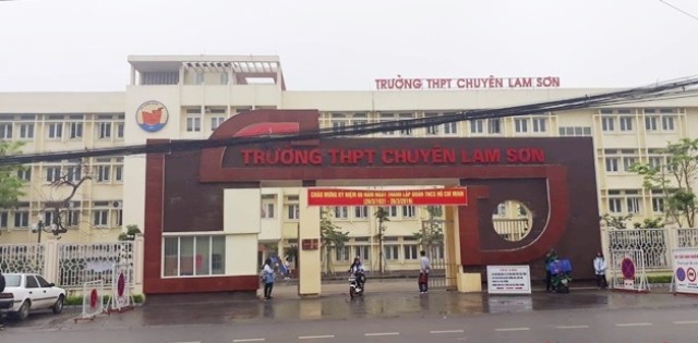 Trường THPT Lam Sơn, nơi xảy ra hàng loạt sai phạm