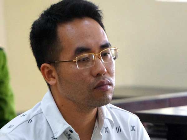 Nguyễn Lê Giang tại tòa. Ảnh: Nguyễn Dương.