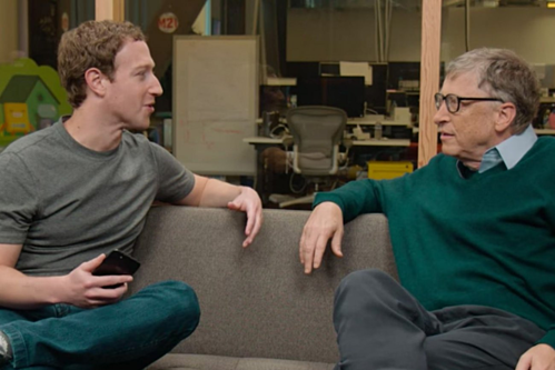 
Ông chủ Facebook - Mark Zuckerberg và đồng sáng lập Microsoft - Bill Gates. Ảnh: Techtalk
