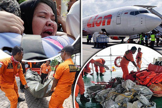 Chiếc máy bay Boeing 737 MAX 8 mang số hiệu JT 610 thuộc hãng Lion Air bị rơi ngoài khơi biển Java cuối năm 2018, gặp vấn đề về kiểm soát bay chỉ 2 phút sau khi cất cánh. Ảnh: DAILY STAR