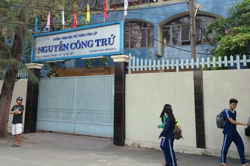 
Trường THPT Nguyễn Công Trứ. Ảnh: Mapio.
