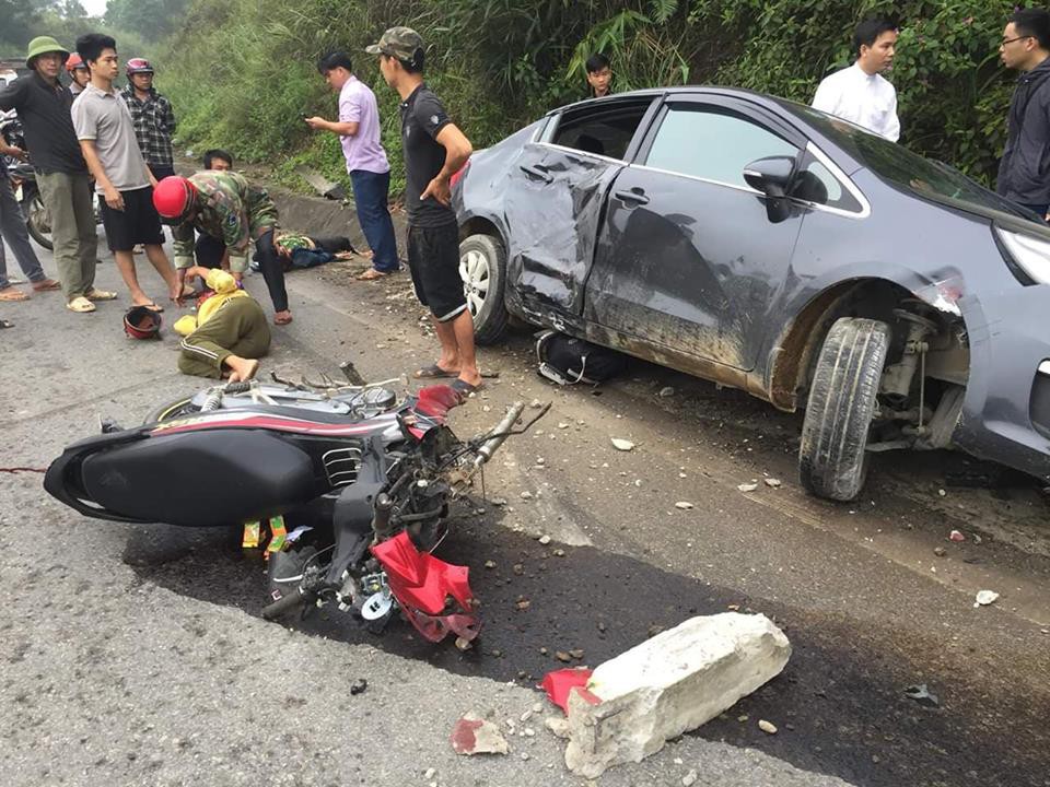 Hiện trường vụ tai nạn