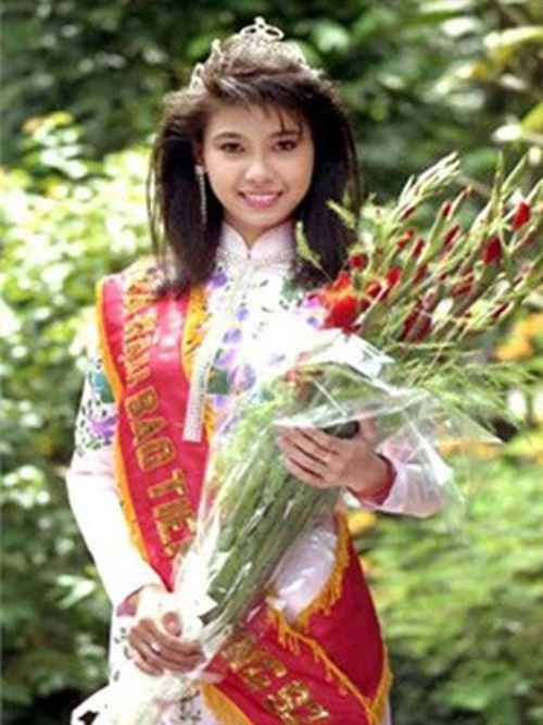 Hà Kiều Anh thời điểm đăng quang HHVN 1992.