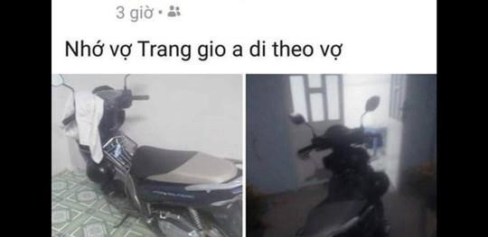 
Trong khi lẩn trốn Nam viết lên Facebook nhớ vợ, giờ đi theo vợ.
