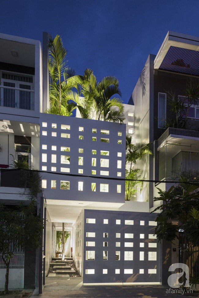 Không gian thông thoáng nhờ những khoảng lùi.