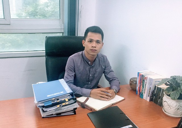 Ông Nguyễn Gia Hải, chuyên viên pháp lý công ty luật LSX trao đổi với PV. Ảnh: Thắng Lê