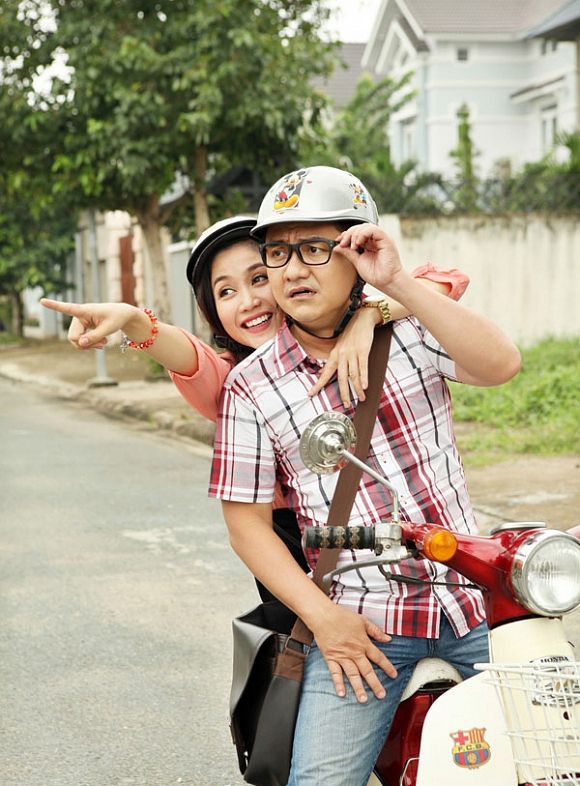 Anh Vũ và Ốc Thanh Vân lần đầu đóng cặp trên phim.