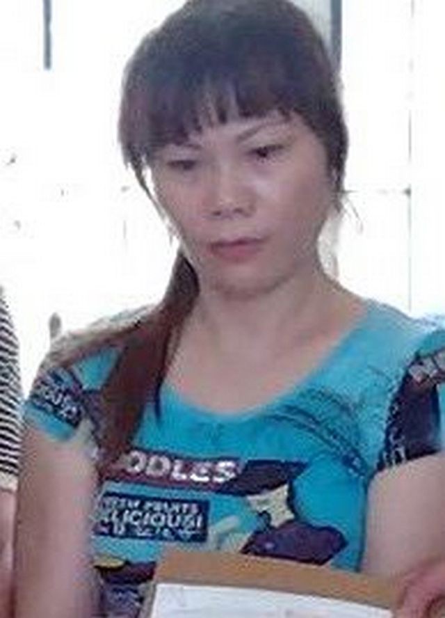 
Luyến lúc mới bị bắt (năm 2012).
