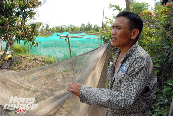 
Anh Sa L&ecirc; cạnh khu vực nu&ocirc;i le le b&aacute;n hoang d&atilde;
