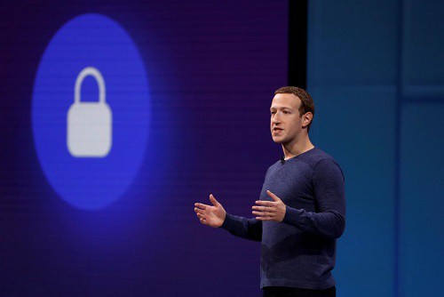 
CEO Facebook - Mark Zuckerberg phát biểu tại một hội nghị đầu năm ngoái. Ảnh: Reuters
