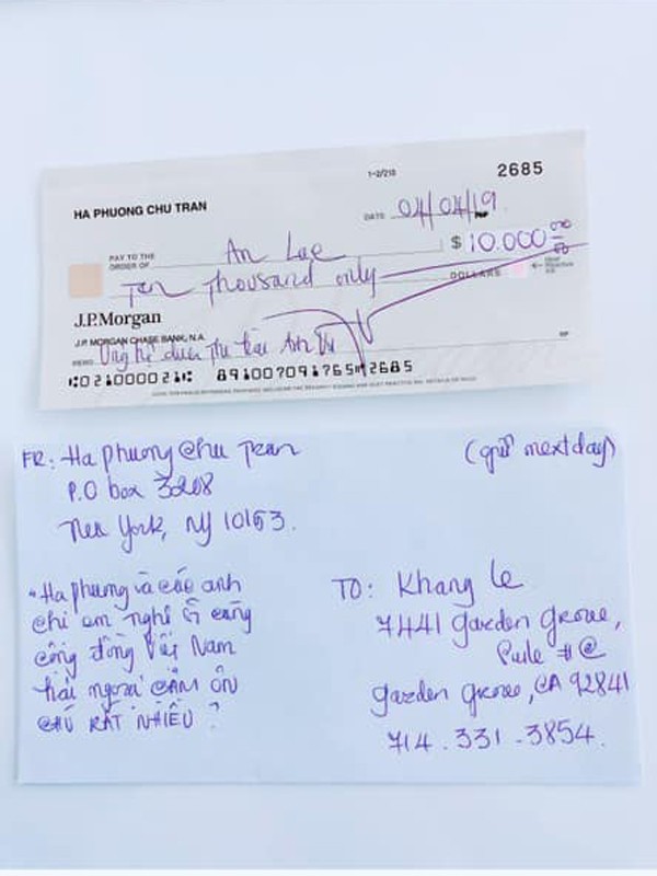 Hà Phương quyết định tung toàn bộ giấy chuyển tiền tài trợ cho việc đưa thi thể nghệ sĩ Anh Vũ về nước.