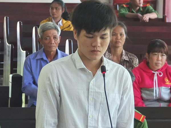 
Bị cáo Dương Văn Vũ Linh tại phiên tòa
