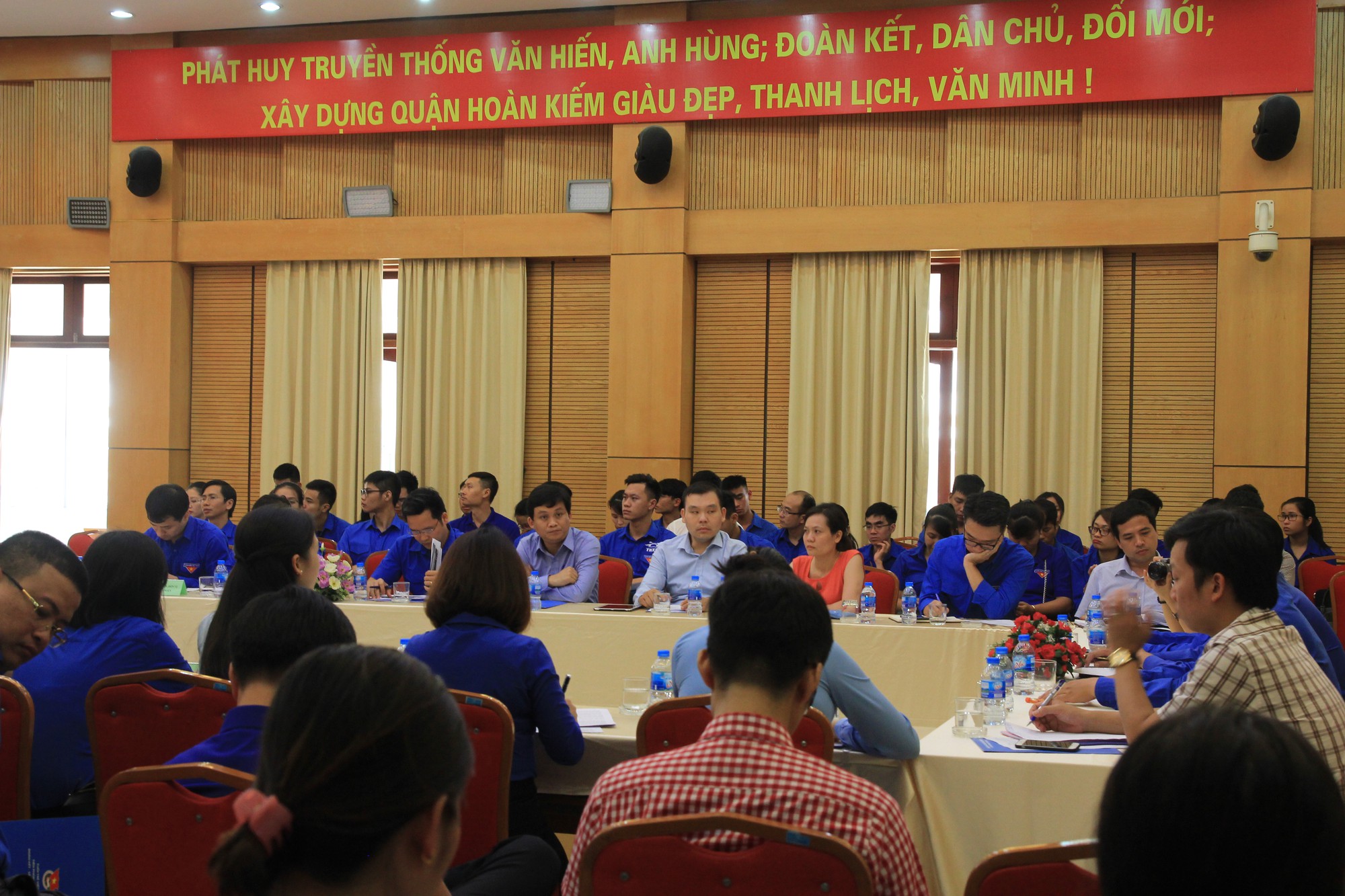 Các Đoàn TNCS Hồ Chí Minh tại các đơn vị, trường học có mặt tại phiên chuyên đề 02.