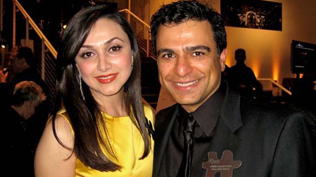 Bita Daryabari và Omid Kordestani thuở còn mặn nồng.
