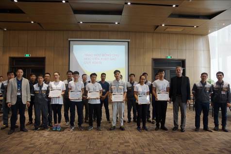 Trung tâm Đào tạo VinFast tổ chức lễ trao học bổng “Học viên xuất sắc trong học tập và rèn luyện” quý 4 năm 2018