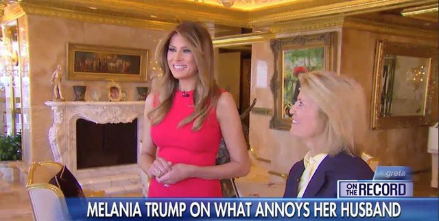 
Melania Trump đưa người dẫn chương trình Fox News tham quan căn hộ của Trumps
