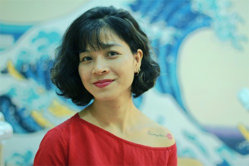 
Chị Hạnh 41 tuổi nghỉ công việc tốt đầu năm 2018 để tạo lập sự nghiệp riêng. Ảnh: Phan Dương.
