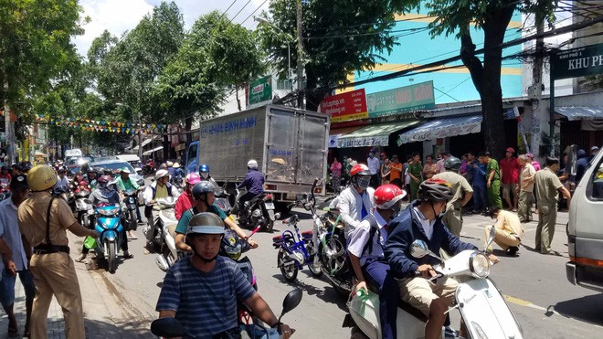 Lực lượng chức năng đã có mặt tại hiện trường