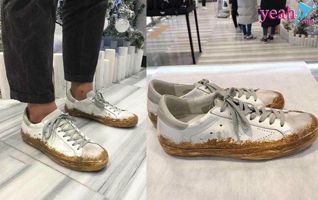 Hiện tại Golden Goose đang bán đôi giày này với giá 630.000 won (khoảng hơn 13 triệu đồng).
