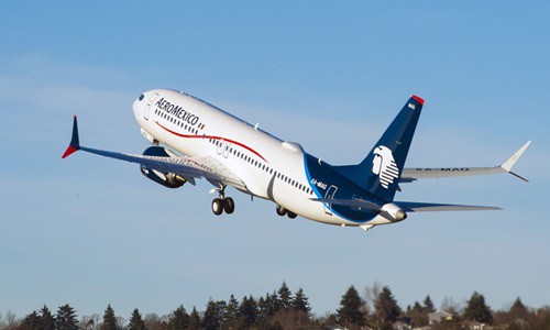 Một máy bay của hãng Aeromexico. Ảnh: Reuters.