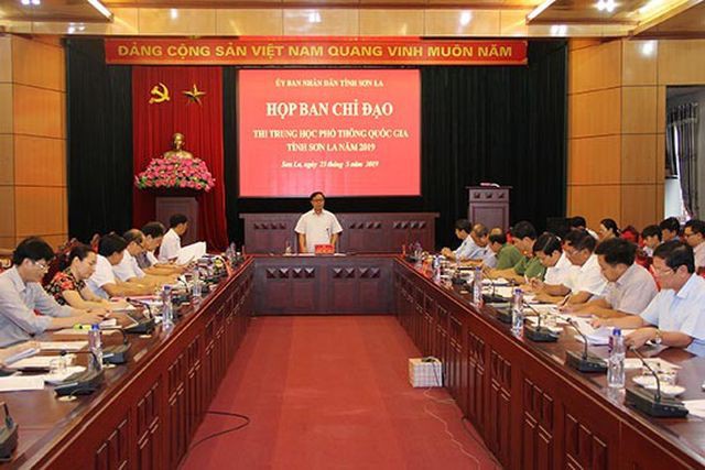 Sơn La họp Ban Chỉ đạo thi THPT quốc gia 2019