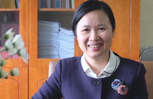 
Bà Lê Thị Thanh Nhàn - Vụ trưởng Vụ Tổ chức cán bộ, Bộ GD&ĐT.
