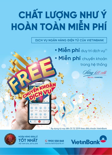 Miễn phí 6 tháng duy trì VietinBank iPay cho khách hàng đăng ký mới - Ảnh 1.
