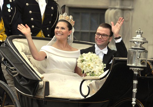 Đám cưới của Công chúa Victoria và Hoàng thân Daniel năm 2010. Ảnh: Hoàng gia Thụy Điển.