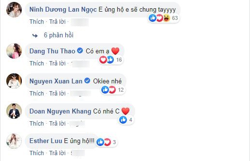 Ninh Dương Lan Ngọc, Đặng Thu Thảo, Xuân Lan, Nguyên Khang, Hari Won...