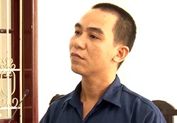 
Ngô Văn Hận tại phiên toà. Ảnh: An Bình
