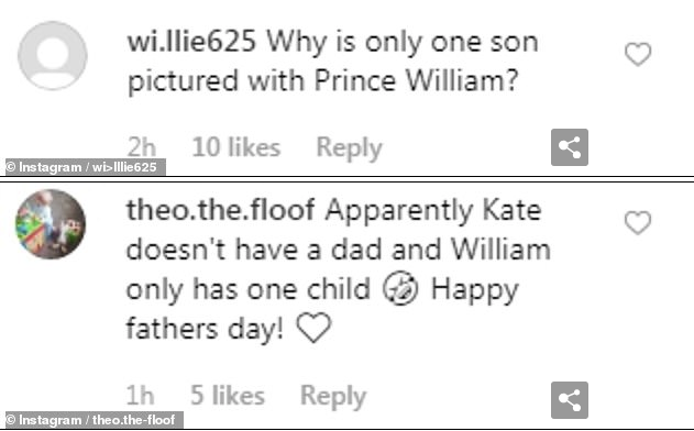 Người dùng mạng thắc mắc về sự lựa chọn bức hình của vợ chồng Hoàng tử William.
