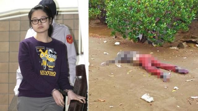 Tạ Y Hàm bị bắt vì tội sát hại đôi vợ chồng giáo sư Trần. Ảnh: TVBS.