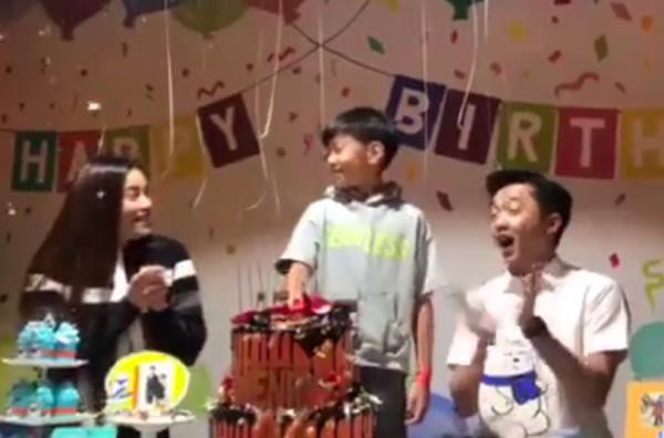 Hồ Ngọc Hà và Cường Đô La cùng tổ chức sinh nhật cho con trai. Ảnh: Ảnh chụp màn hình.