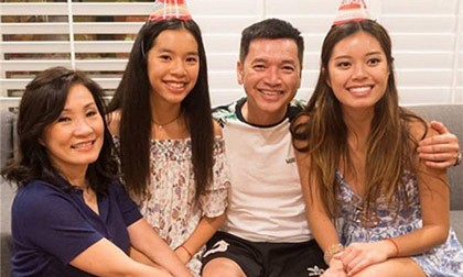 Gia đình hạnh phúc của Hồng Đào và Quang Minh