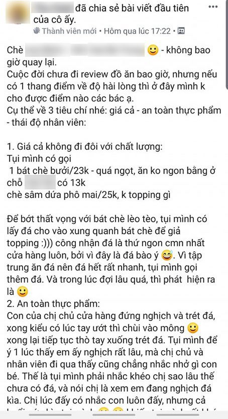 
Chia sẻ của khách hàng tên T.H
