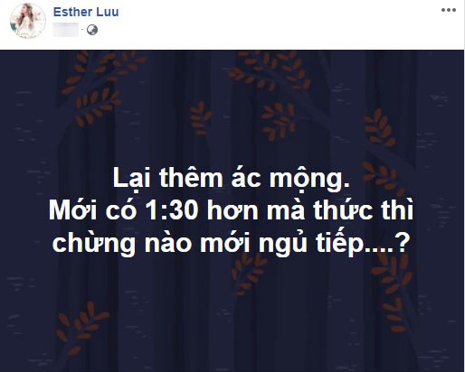 Hari Won liên tục than thở trên trang cá nhân về tình trạng mất ngủ mấy ngày qua