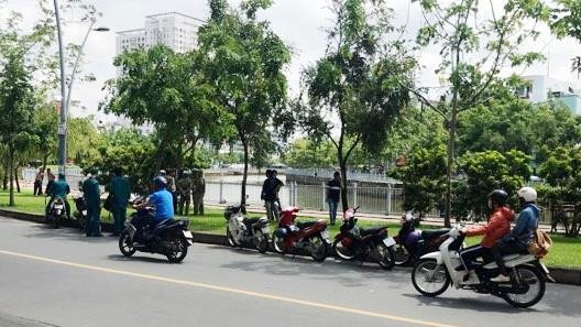Kênh Nhiêu Lộc - Thị Nghè, nơi xảy ra sự việc. Ảnh: Nguyễn Huy.