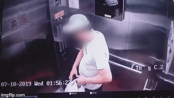 Lộ danh tính người đàn ông phá hỏng bàng điều khiển trong thang máy chung cư - Ảnh 2.