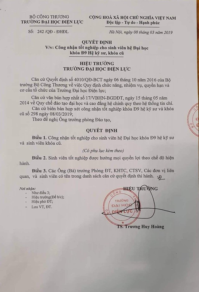 Tiếp vụ lùm xùm tại Đại học Điện lực: Công an đang xác minh thông tin một giảng viên bị tố nhận tiền chạy điểm - Ảnh 3.