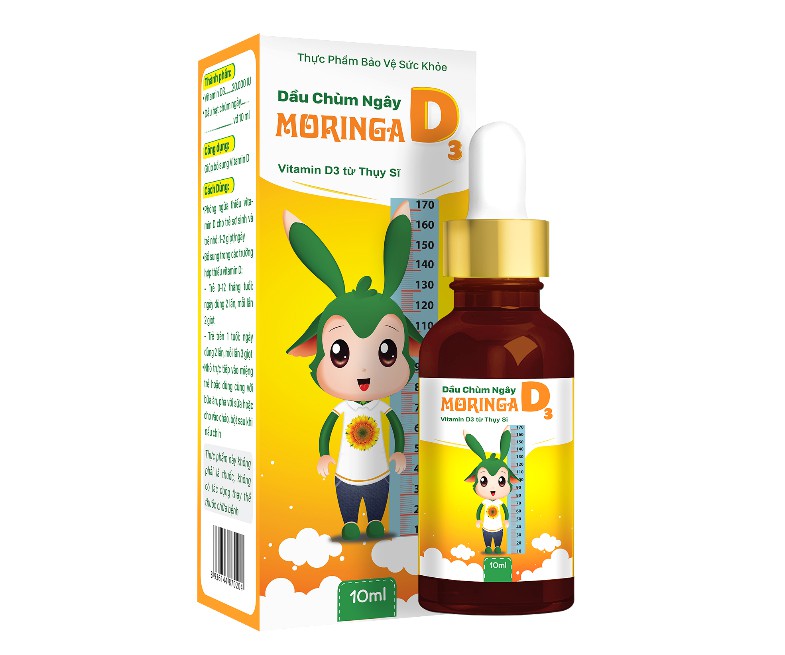 Thực phẩm bảo vệ sức khỏe Dầu ch&ugrave;m ng&acirc;y MORINGA D3