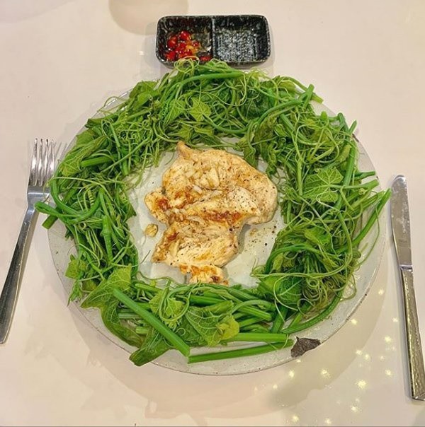 Nàng Hậu thường thay đổi món ăn mỗi ngày để tránh cảm giác nhàm chán.