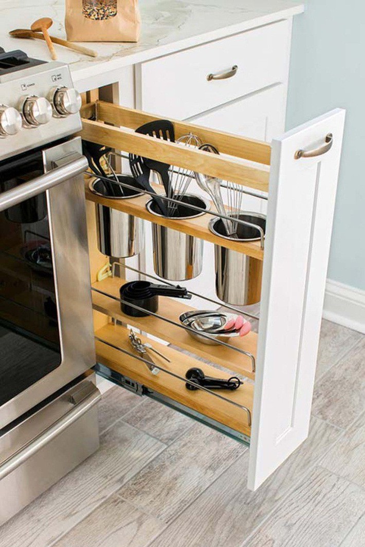14 cách thông minh để dễ dàng sắp xếp tủ bếp gọn gàng, đẹp mắt - Ảnh 9.