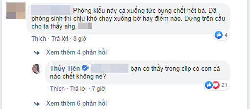 Bị mỉa mai diễn cho ai xem khi thả cá phóng sinh, Thủy Tiên đáp trả đanh thép khiến anti-fan cứng họng - Ảnh 2.