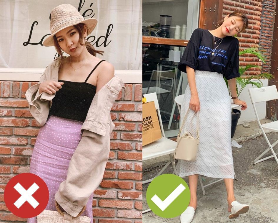 4 lỗi diện chân váy khiến chị em không bị dìm dáng thì trông cũng đến là kém duyên - Ảnh 1. 4 lỗi diện chân váy khiến chị em không bị dìm dáng thì trông cũng đến là kém duyên - Ảnh 1.