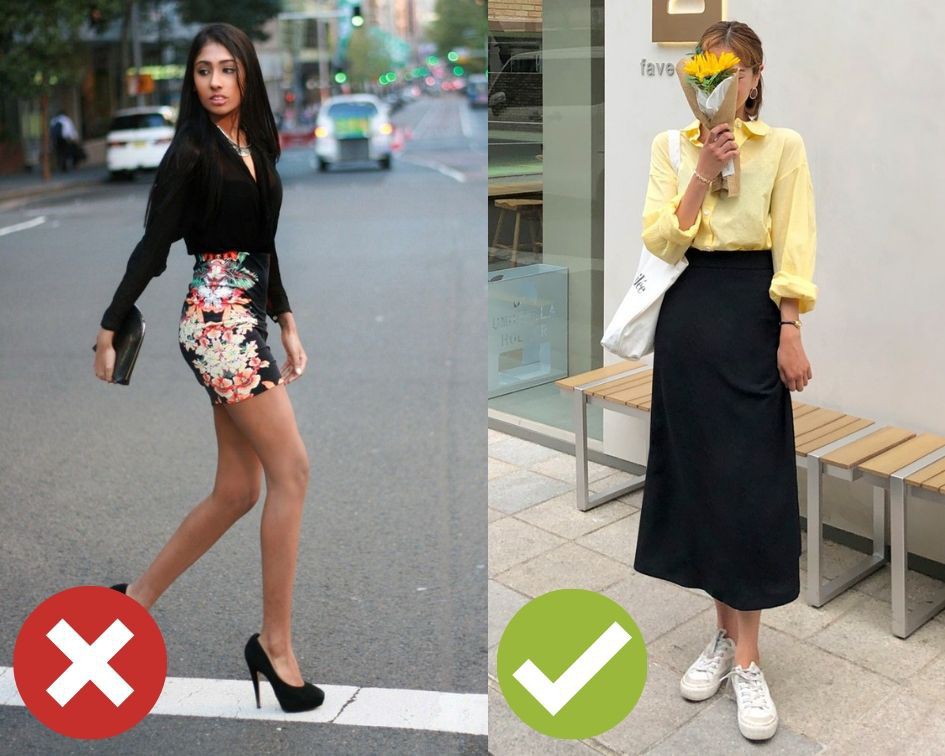 4 lỗi diện chân váy khiến chị em không bị dìm dáng thì trông cũng đến là kém duyên - Ảnh 3. 4 lỗi diện chân váy khiến chị em không bị dìm dáng thì trông cũng đến là kém duyên - Ảnh 3.