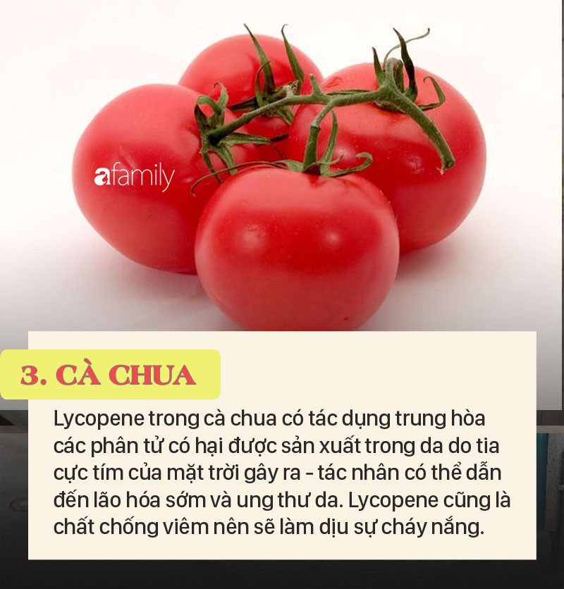 Top 5 thực phẩm có thể bảo vệ làn da của bạn khỏi tác hại của ánh mặt trời và khỏe đẹp mãi tuổi 20 - Ảnh 4. Top 5 thực phẩm có thể bảo vệ làn da của bạn khỏi tác hại của ánh mặt trời và khỏe đẹp mãi tuổi 20 - Ảnh 4.