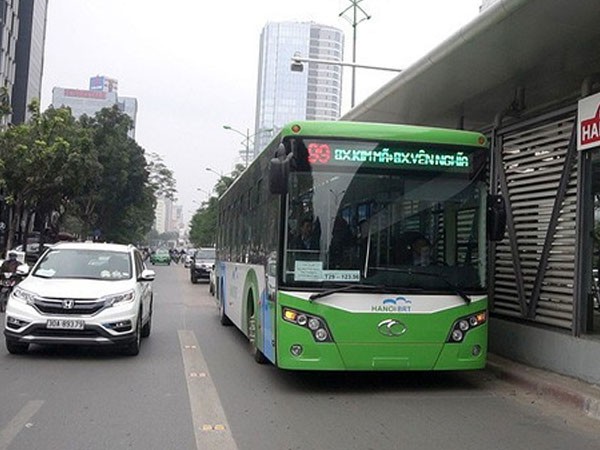 TP Hà Nội dự kiến mở thêm làn đường ưu tiên cho xe buýt - Ảnh 1.