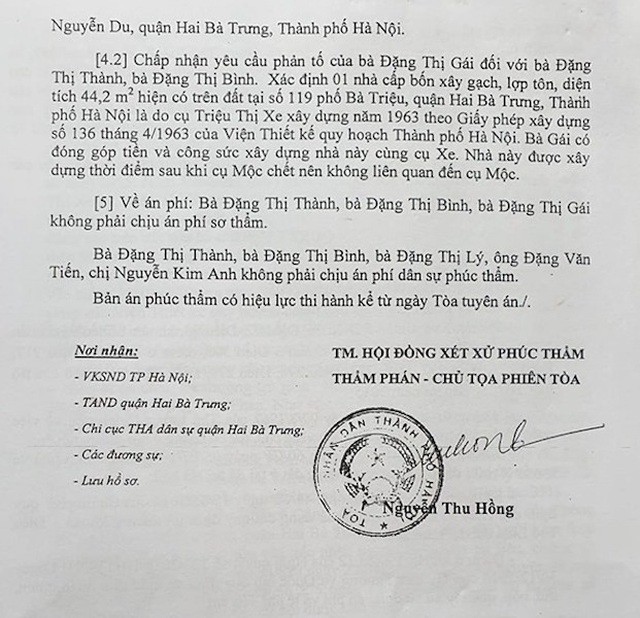 Hà Nội: Cụ bà 77 tuổi “cạn nước mắt” vì 1 văn bản của Phó chủ tịch quận sắp được chạm tay vào sổ đỏ - Ảnh 4.