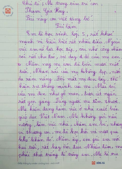 4 bài văn tả mẹ gây bão: Thầy giáo chấm 10 điểm, bật khóc ngay khi đọc dòng đầu tiên - Ảnh 3.